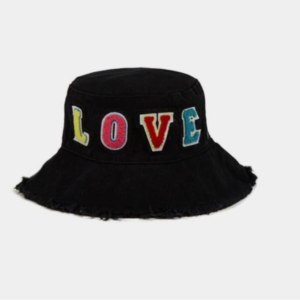 Jocelyn Love Frayed Bucket Hat